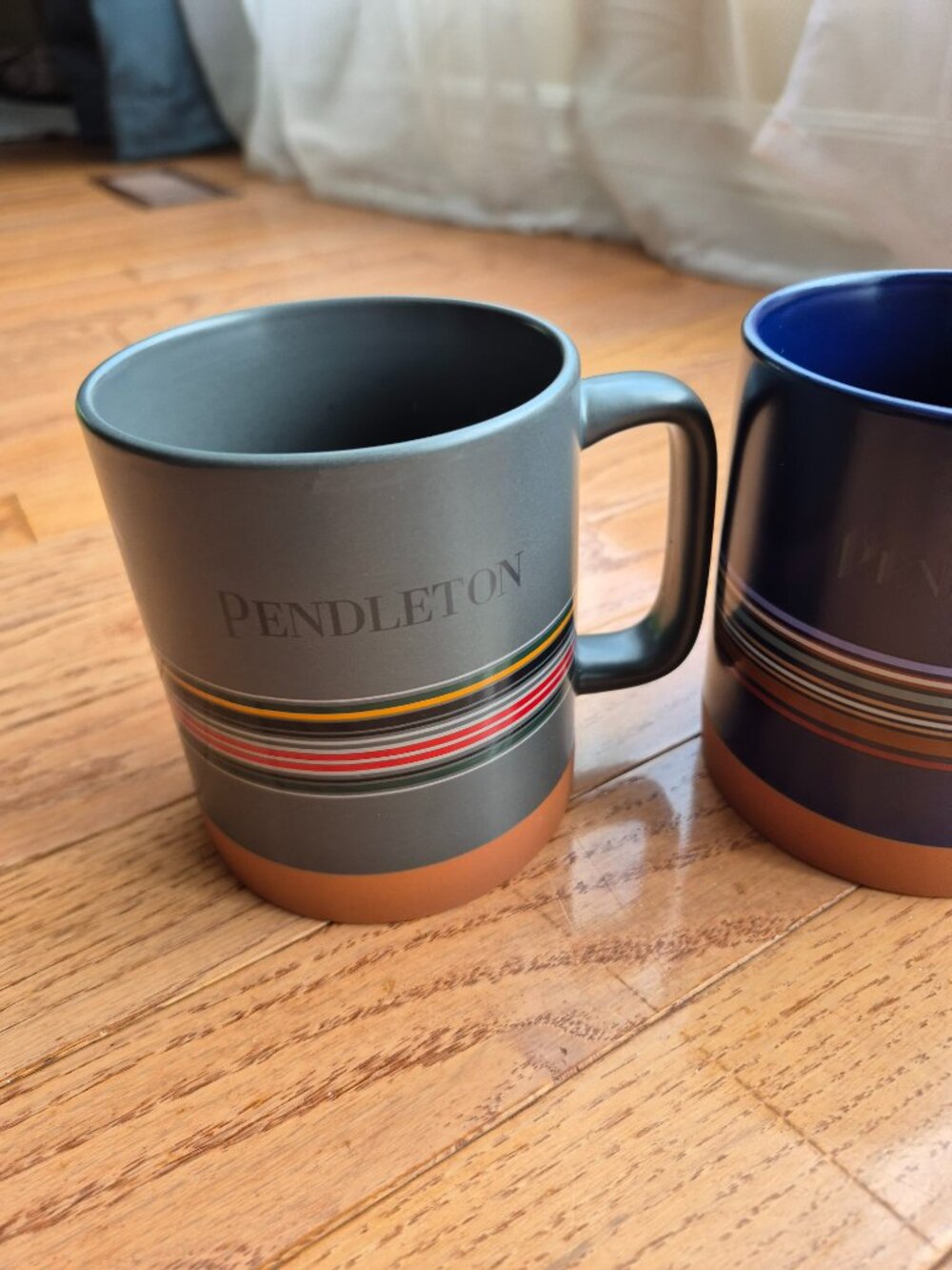 Pendleton National Parks collectible Mugs Stonewear Set Of 3 Blue, Grey & Green - Picture 3 of 10